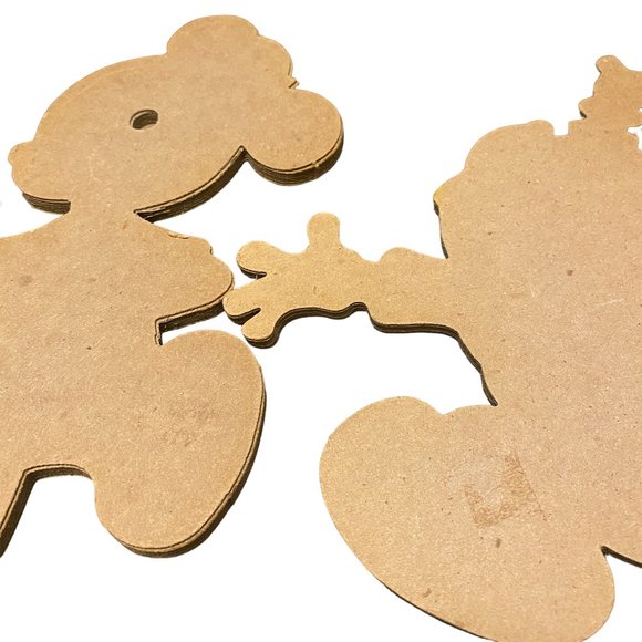 2 Vintage Disney Mickey Mouse Wall Thick Cardboard Particle Board Nursery Decor - Picture 5 of 7